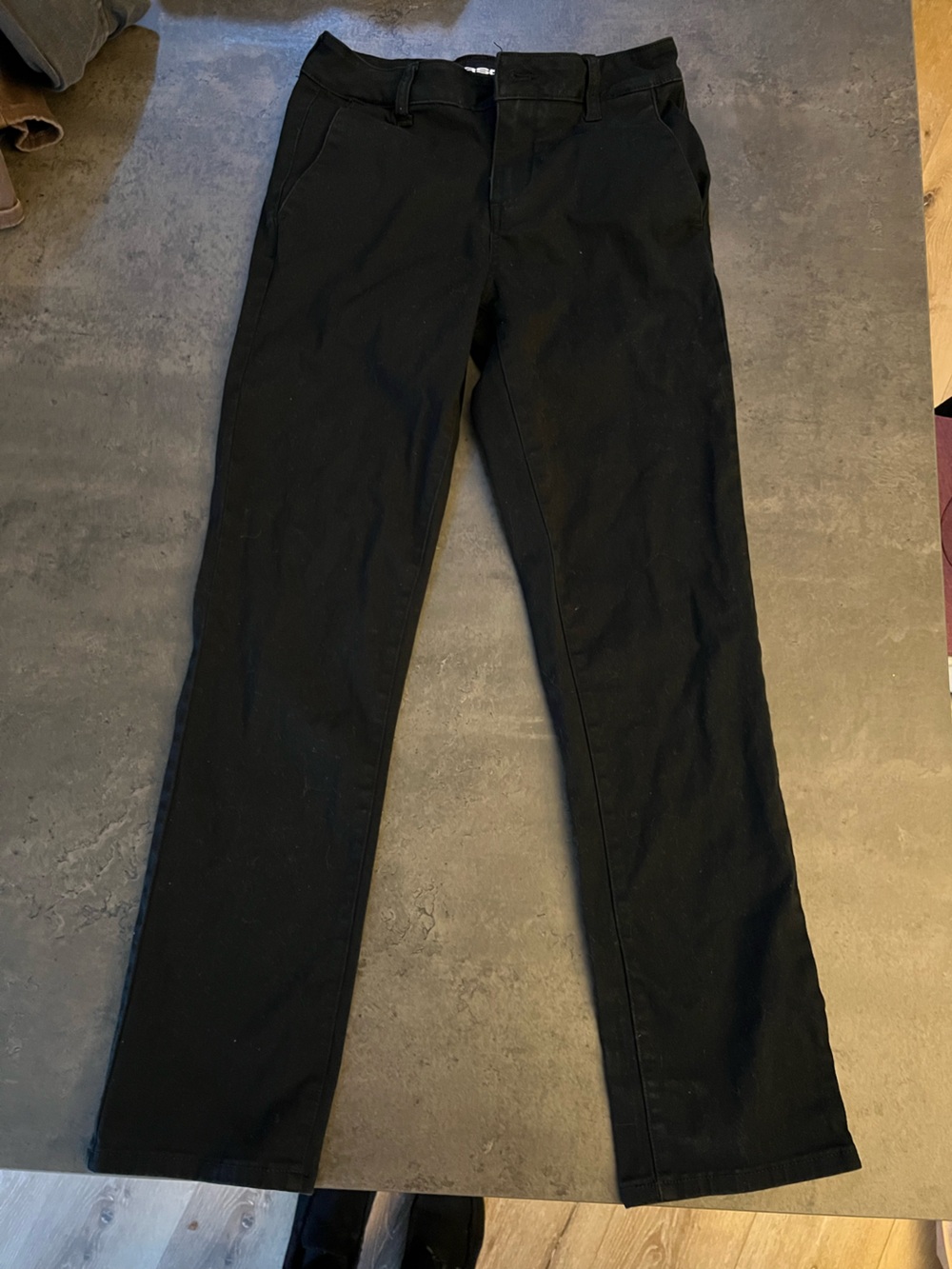 RSQ Black Straight-Fit Pants